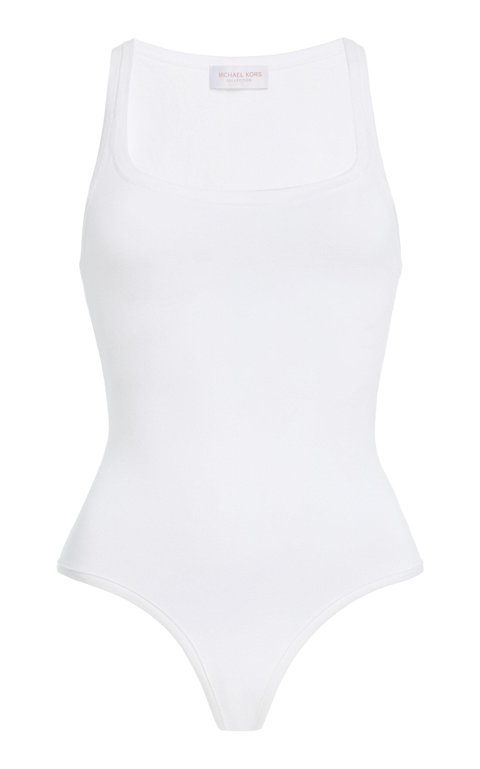 Michael Kors Collection Scoop-Neck Jersey Tank Bodysuit - Moda Operandi by MICHAEL KORS