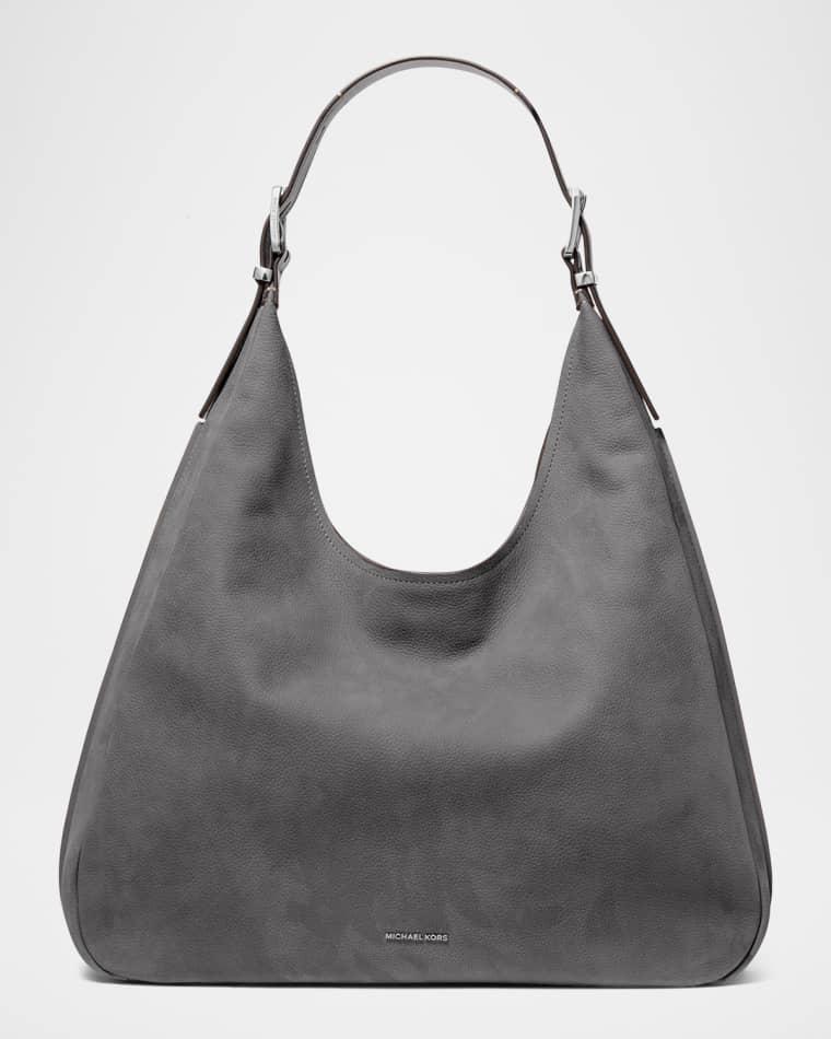 Nolita Large Nubuck Leather Hobo Bag by MICHAEL KORS