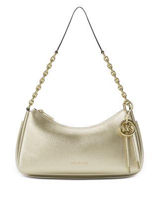 Nolita Medium Metallic Gold Leather Pouchette by MICHAEL KORS