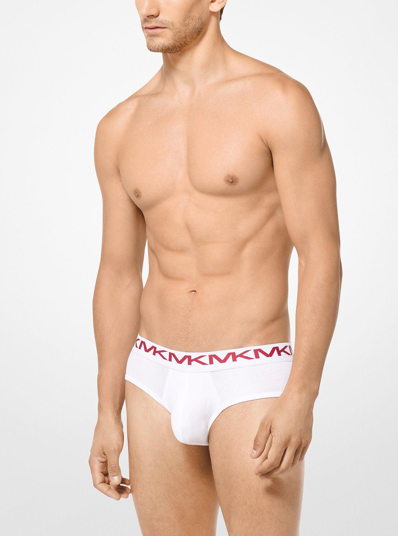3-Pack Cotton Briefs by MICHAEL KORS OUTLET