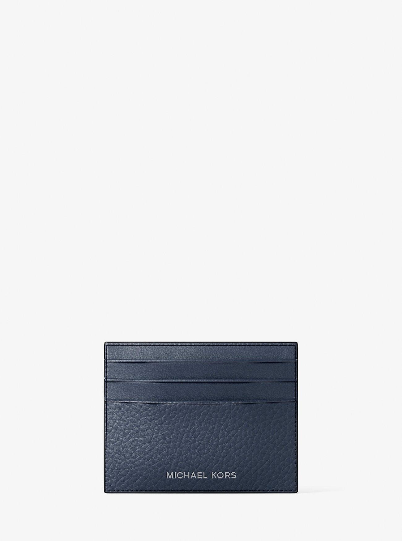 Cooper Pebbled Leather Card Case by MICHAEL KORS OUTLET