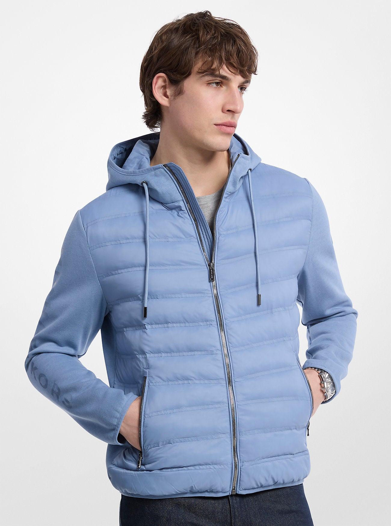 Galway Quilted Mixed-Media Jacket by MICHAEL KORS OUTLET