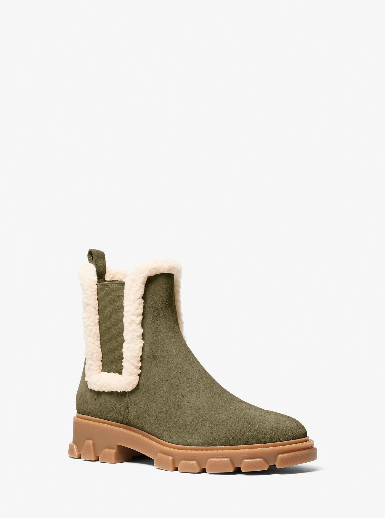 Ridley Suede and Faux Shearling Boot by MICHAEL KORS OUTLET