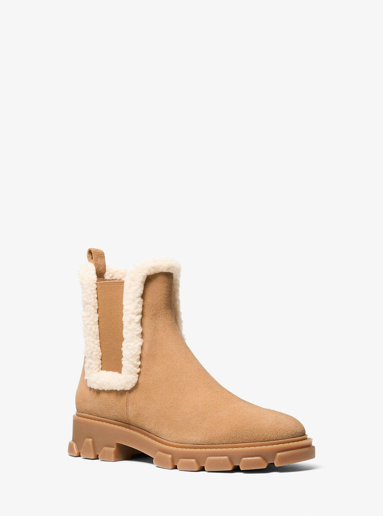 Ridley Suede and Faux Shearling Boot by MICHAEL KORS OUTLET