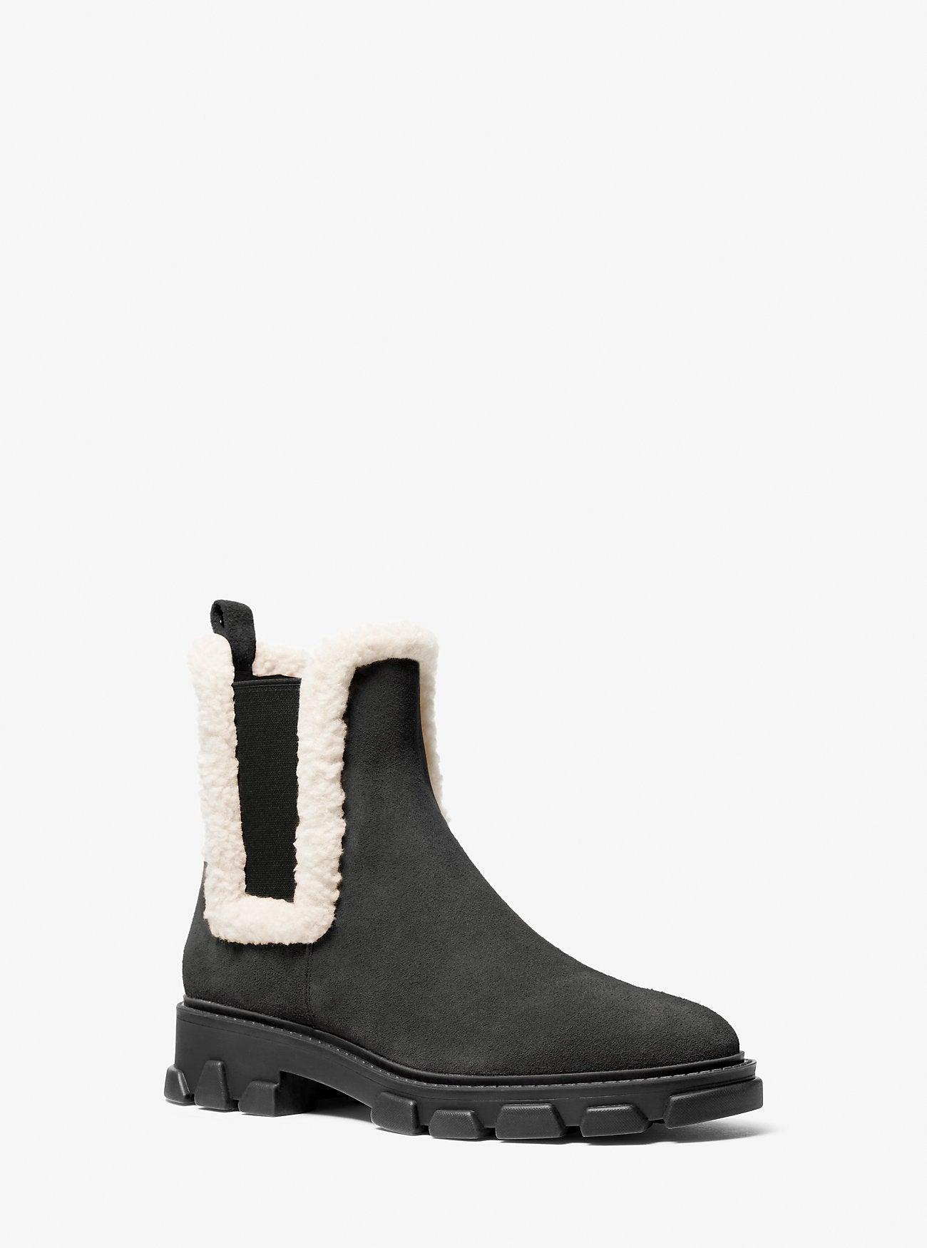 Ridley Suede and Faux Shearling Boot by MICHAEL KORS OUTLET