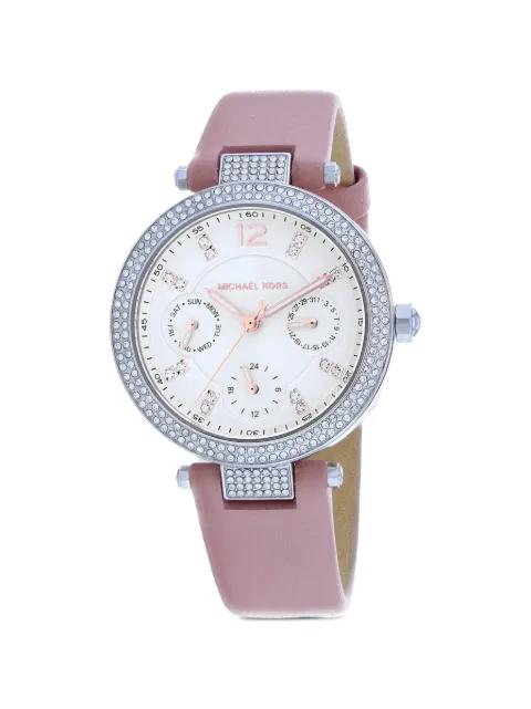 Parker crystal-embellishment 34 mm watch by MICHAEL KORS