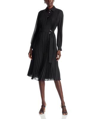Pleated Shirt Dress by MICHAEL KORS
