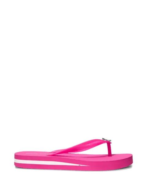 Posie logo-plaque flip-flops by MICHAEL KORS