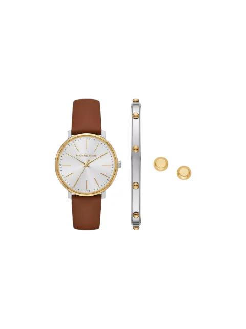 Pyper gold-tone 38mm watch set by MICHAEL KORS