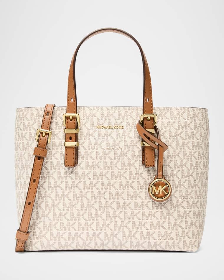 Quinn Small Logo-Print Canvas East-West Crossbody Bag by MICHAEL KORS