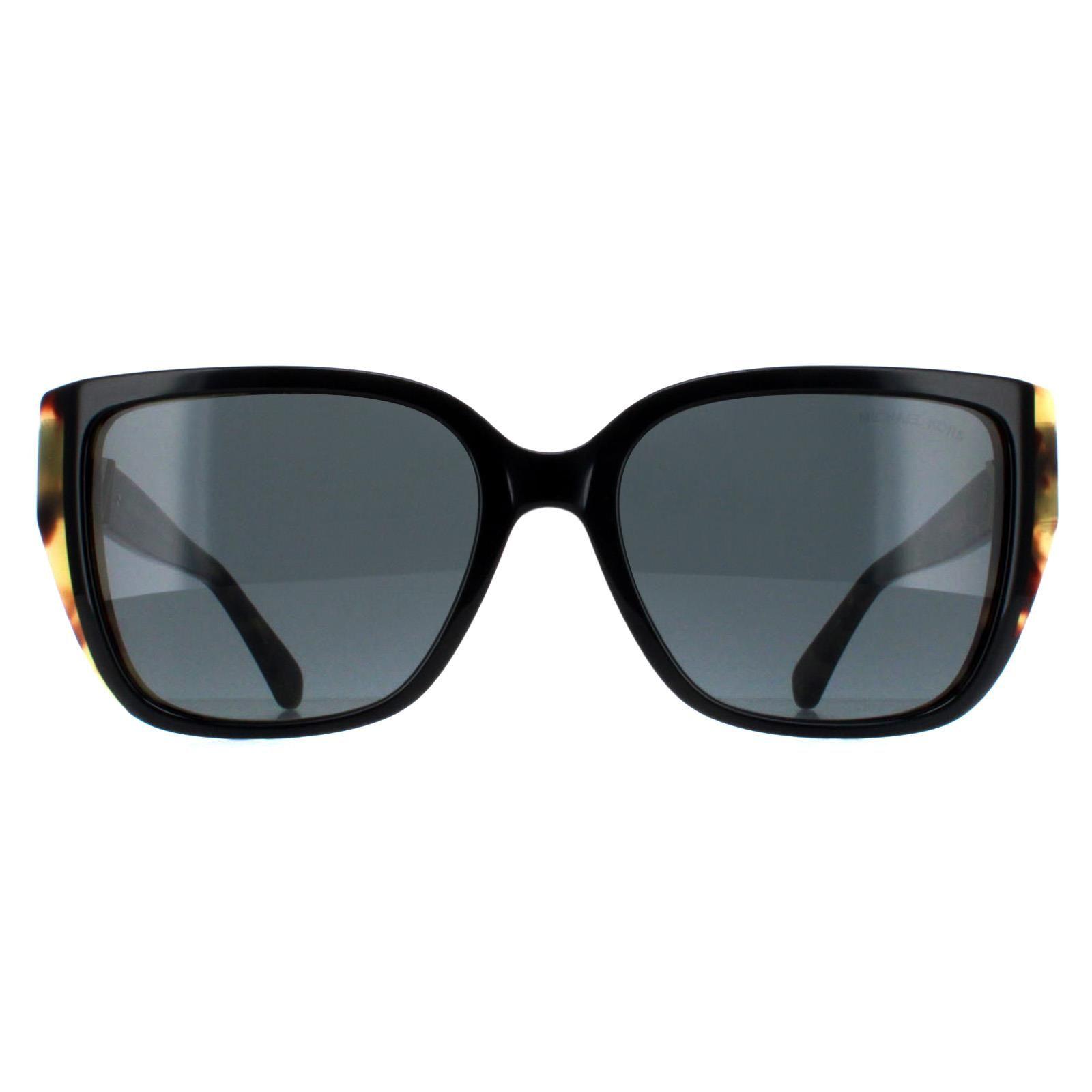 Rectangle Bi Layer Black Amber Tortoise Dark Grey MK2199 Acadia by MICHAEL KORS