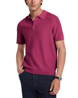 Regular Fit Textured Mouline Polo Shirt by MICHAEL KORS