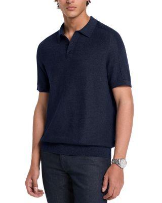 Regular Fit Textured Mouline Polo Shirt by MICHAEL KORS