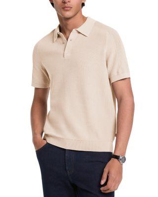 Regular Fit Textured Mouline Polo Shirt by MICHAEL KORS