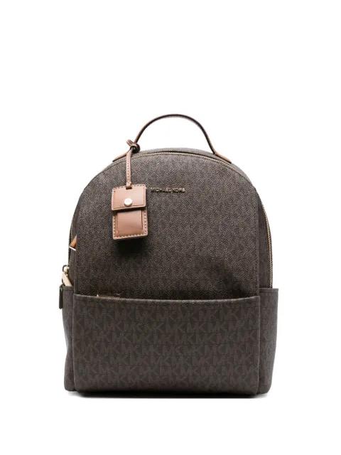 Sable monogram backpack by MICHAEL KORS