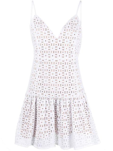Sangallo eyelet mini-dress by MICHAEL KORS