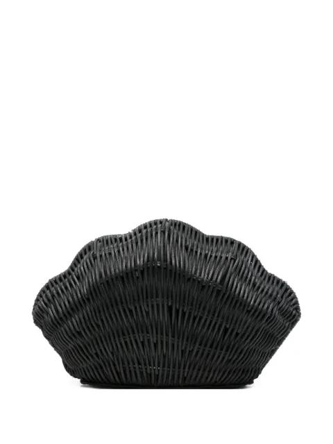 Shelly shell-shaped woven clutch bag by MICHAEL KORS