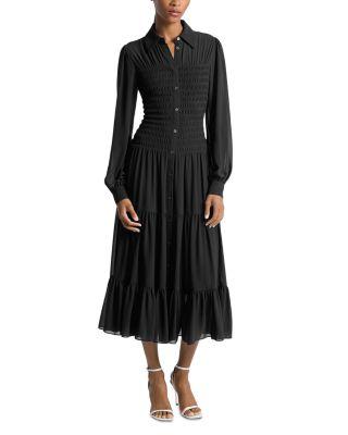 Smocked Shirtdress by MICHAEL KORS