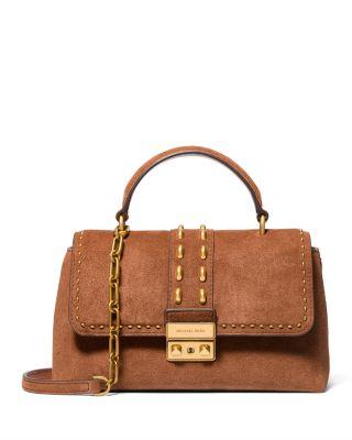 Tribeca Medium Suede Satchel by MICHAEL KORS