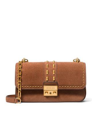 Tribeca Small Leather Shoulder Bag by MICHAEL KORS
