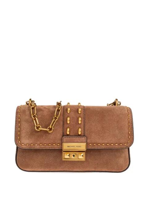 Tribeca studded chain leather shoulder bag by MICHAEL KORS