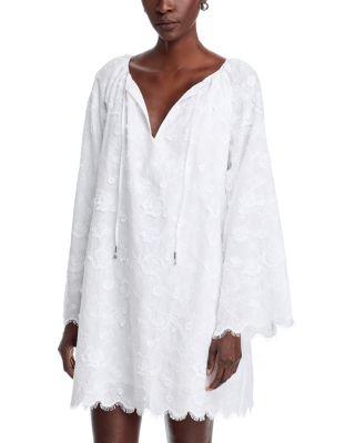 V Neck Cotton Dress by MICHAEL KORS