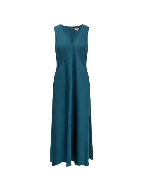 V-neck satin midi dress by MICHAEL KORS