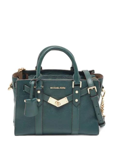 logo-lettering leather tote bag by MICHAEL KORS VINTAGE