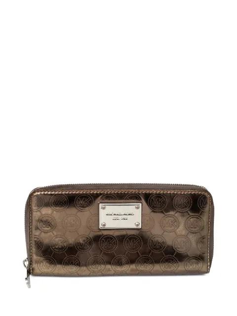 metallic logo-detail zip wallet by MICHAEL KORS VINTAGE