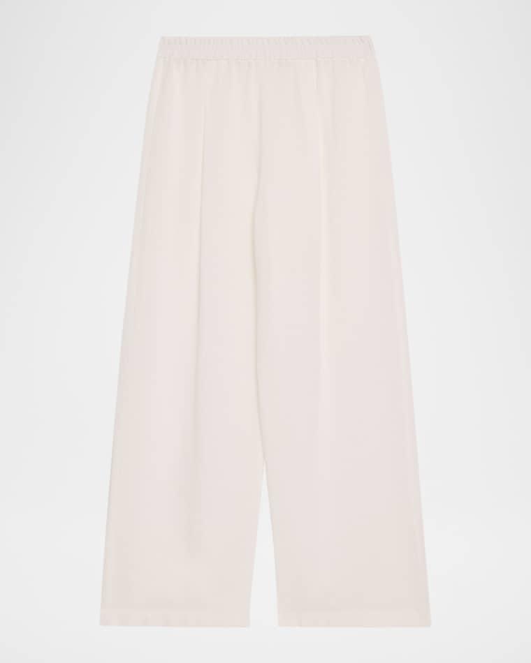 Wide-Leg Linen Crepe Gauze Pants by MICHAEL KORS
