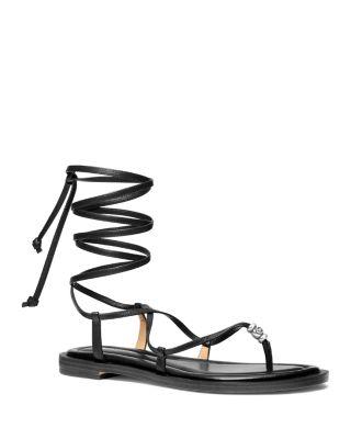 Women's Khloe Flat Thong Sandals by MICHAEL KORS