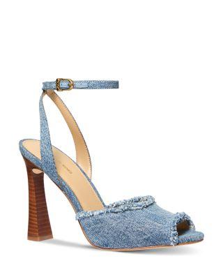 Women's Rosie Denim High Heel Sandals by MICHAEL KORS