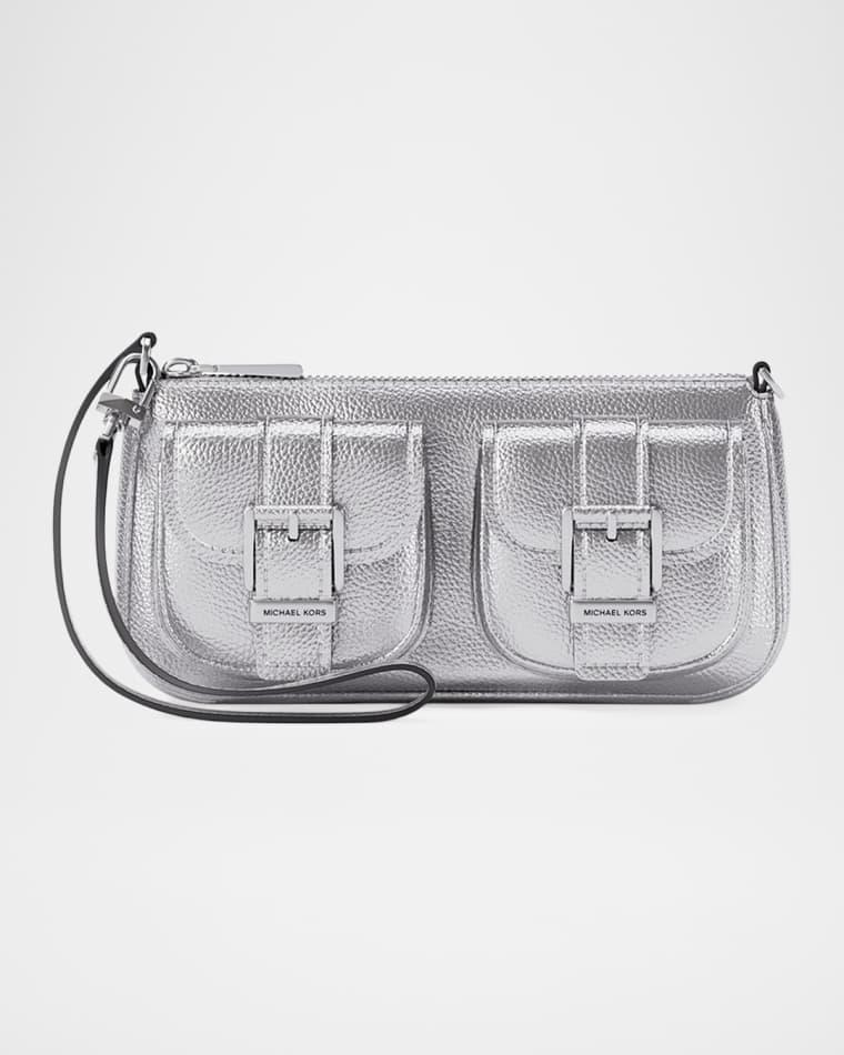 Zoe Small Metallic Leather Shoulder Bag by MICHAEL KORS