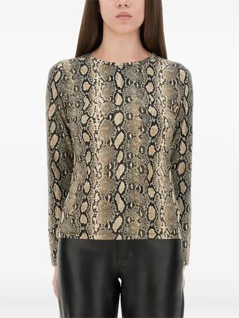 animal-print blouse by MICHAEL KORS