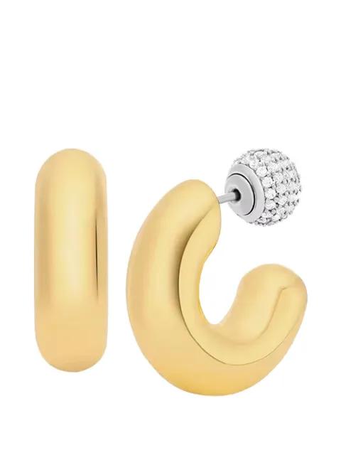 beaded-hoop earrings by MICHAEL KORS