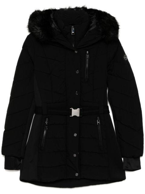 belted chevron jacket by MICHAEL KORS