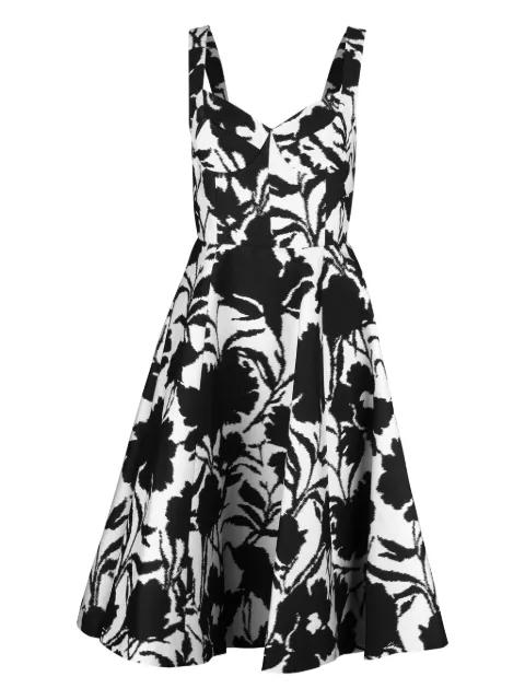 bustier floral-print dress by MICHAEL KORS