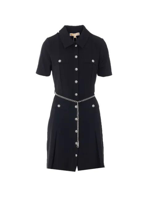 button chain mini dress by MICHAEL KORS