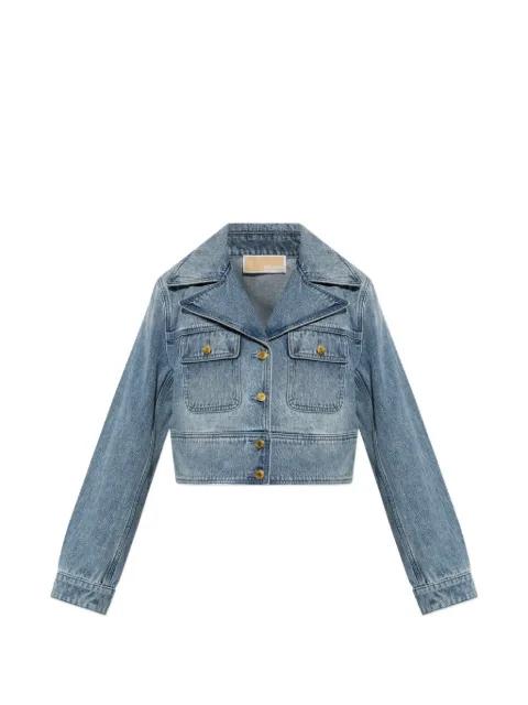 button cropped jacket by MICHAEL KORS