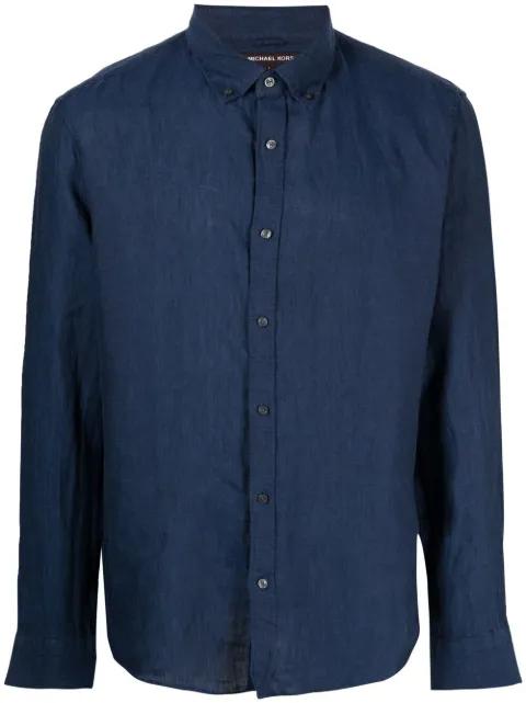 button-down linen shirt by MICHAEL KORS