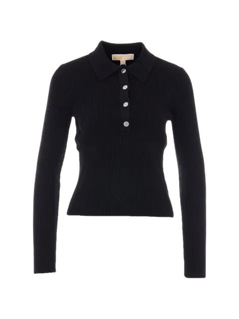 button long-sleeve polo shirt by MICHAEL KORS
