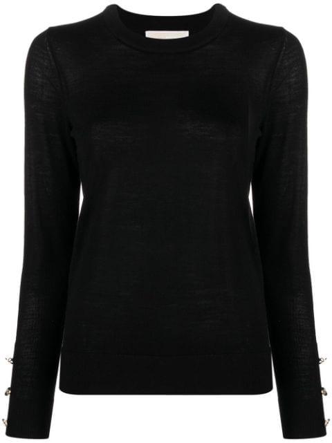 buttoned knitted jumper by MICHAEL KORS