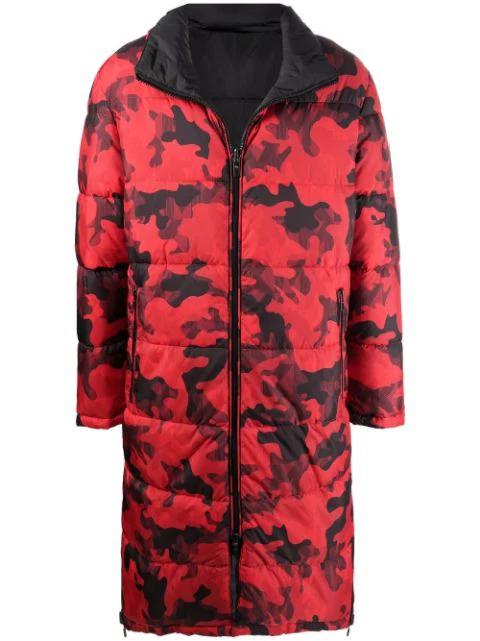 camouflage-print reversible coat by MICHAEL KORS