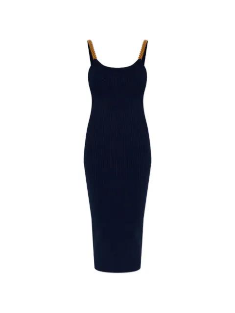 chain-strap ribbed midi dress by MICHAEL KORS