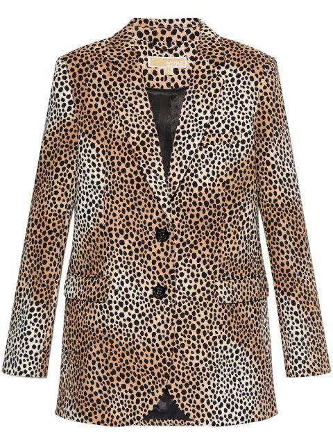cheetah-print blazer by MICHAEL KORS
