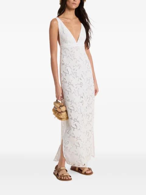 corded-lace maxi dress by MICHAEL KORS