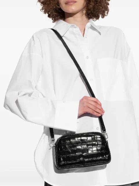 crocodile-effect crossbody bag by MICHAEL KORS