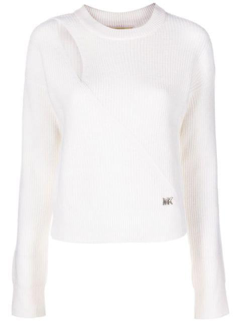 cut-out detail sweater by MICHAEL KORS