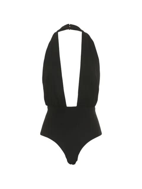 deep V-neck open-back bodysuit by MICHAEL KORS