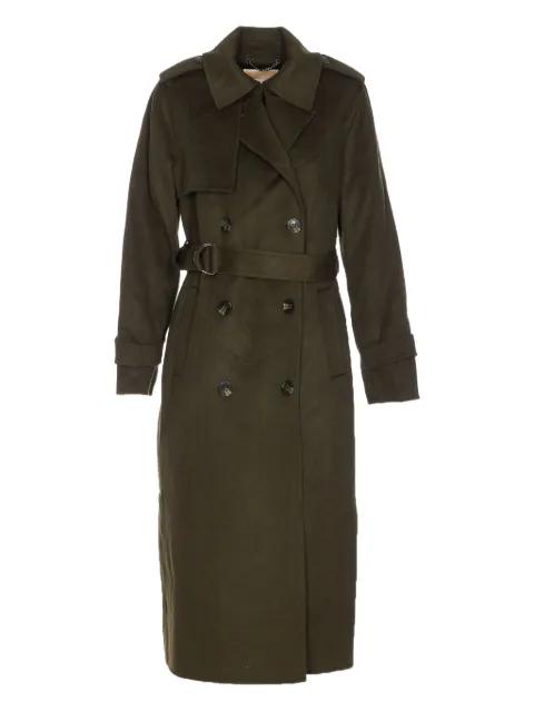 double-breasted belted trench coat by MICHAEL KORS